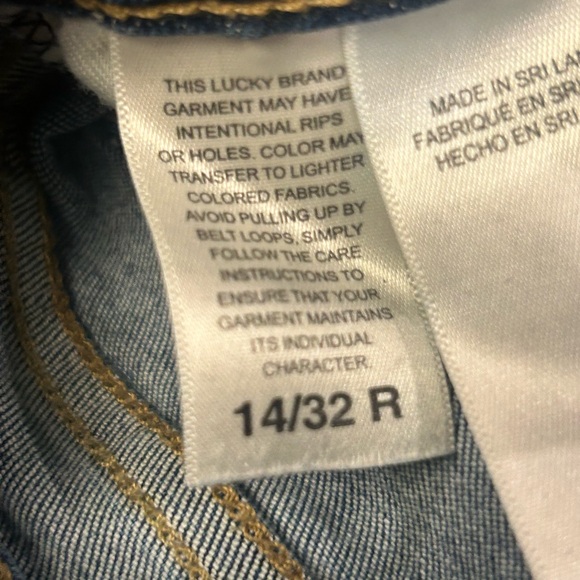 Lucky Brand Women’s Sweet Mid Rise Bootcut‎ Jeans Classic Blue 14 32 R - Picture 9 of 10